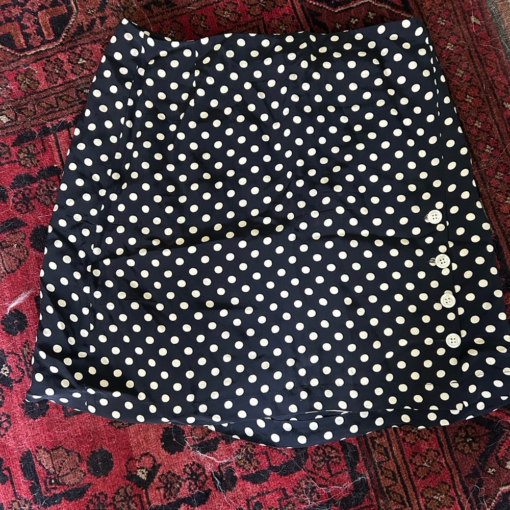 Rouje Black and White Mini Skirt for Night Out